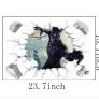 Black Panther, Avengers, 3D Effect Wall Stickers, Children's Room Decoration, Home Decal, Game Room Image 2