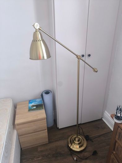 Gold Brass Floor Lamp