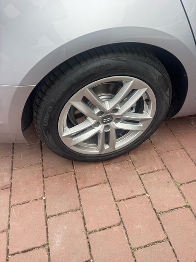 R17 audi alloys wheels & Nearly New tyres