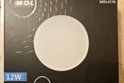 LED round bulkhead MDL4236 lamp lighting 12W A rating black/white new &amp; boxed