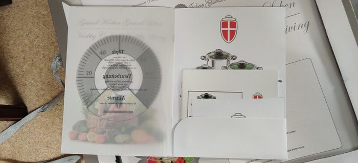 Bio Kochen - Thermo precision, 12 pce Stainless Steel Cookware set