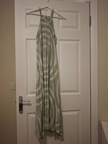 Green maxi dress