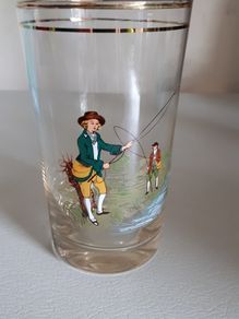 vintage drinking glass