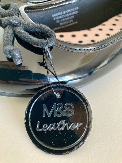 M&S Girls school shoes uk13, new