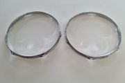 Ludwig 1970s genuine 14" triple flange hoops 6 hole lug ear