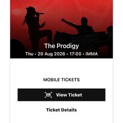 The Prodigy, 20/08/2026