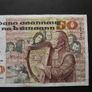 1982 Central Bank of Ireland 50 Pounds note. B Series Image 3