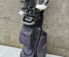 Full set of golf clubs