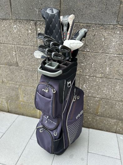 Full set of golf clubs