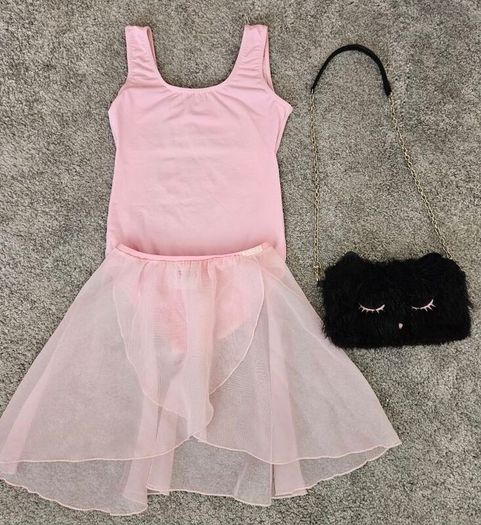 Ballet leotard skirt and bag for the shoe storage 6-8 years