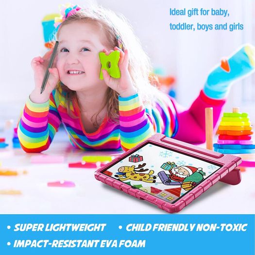 For Samsung Galaxy Tab A9 Plus X210 Kids Case Shockproof Cover With Stand - Pink