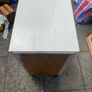 Retro Wooden 6-Drawer Rolling Storage Cabinet  Pastel Fronts Image 3