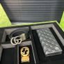 GCC leather clutch belt set Image 3