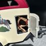Schleich horse box, jeep, horse, people etc Image 6