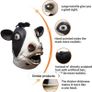 Rubber novelty Halloween cow mask. Image 5