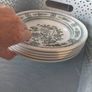 antique bowls pasta dish wood and son Dorset pattern Image 2