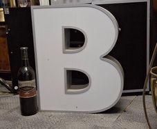 Large letter B