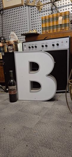 Large letter B