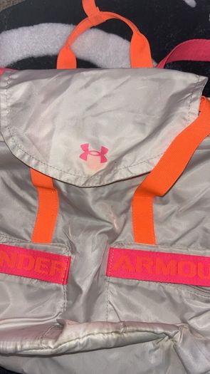 Under Armour Women's UA Favorite Backpack One Size White Pink Orange
