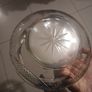 Vintage John Grinsell & Son's  cut glass bowl with silver plated rim Image 7
