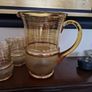 vintage jug & glasses Image 2