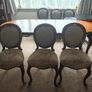 antique mahogany dining table & chairs Image 2