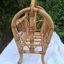 Vintage Bamboo and Rattan Magazine Rack Image 7