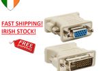 DVI Male 24+5 Pin to VGA Female Video Converter Adapter Plug for DVD HDTV