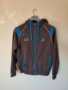Oneills dublin gaa full zip fleece hoodie Size medium ptp 22" grey In excellent condition