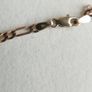 Vintage 9Ct GOLD  Green CZ Claddagh Bracelet L-7,4"   3,38g Image 10