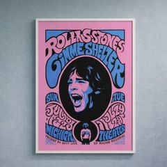 Unique Canvas Rolling Stones Print - FREE P&P