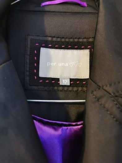 Per una black coat UK 12