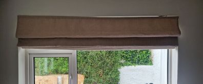 Dusty Rose Pink Herringbone Blinds