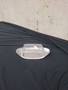 Plastic and metal butter dish postage possible