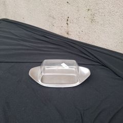 Plastic and metal butter dish postage possible