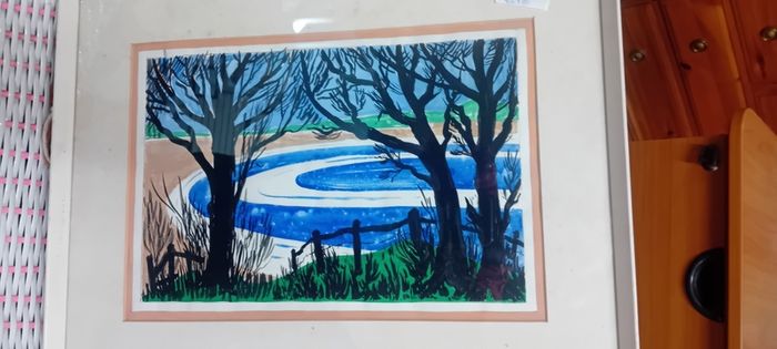 Original Una Gillespie Gayche Landscape Painting