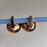 Vintage Earrings Gold tone Baubles Image 5