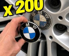 ( x 200 caps) BMW Centre Caps (FREE POST)