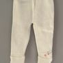 Mamas and Papas Baby Girl 2 Piece Fine Knitted Set Cream Embroidered Flowers  0-3mths BNWT Image 3