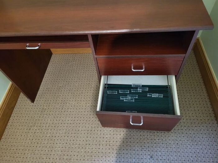 Mahogany computer desk for sale