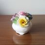 Vintage  Radnor  bone china England hand modelled flowers posie Image 2