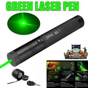 532nm 301 Green Laser Pointer Lazer Pen Visible Beam Light High Power Zoom