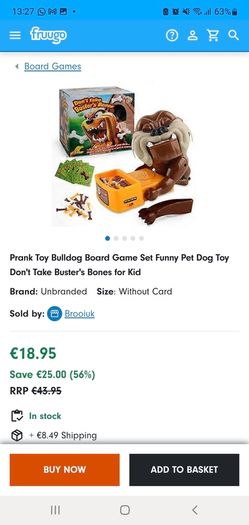 Toy Prank Bulldog