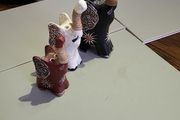 Elephant ornaments x3