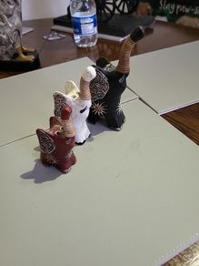 Elephant ornaments x3