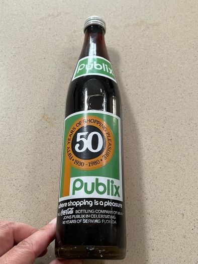 Coca Cola Publix Supermarkets Florida 1980