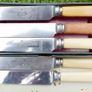 Antique Bone Handle Knives in Original Box Collectable Image 7
