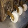 3 vintage porcelain casters Image 4
