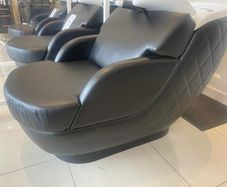 Super luxurious leather quilted massage back basins