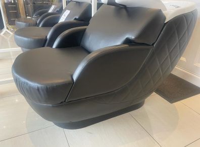 Super luxurious leather quilted massage back basins